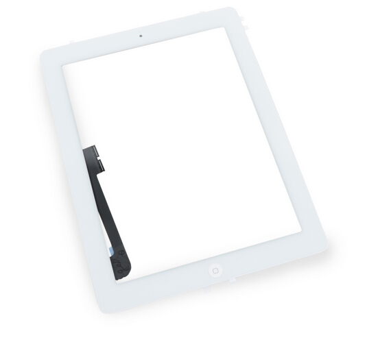 Ipad 4 front panel assembly,white