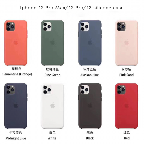 Iphone 12 Pro Max & 12 (Pro) silicone case