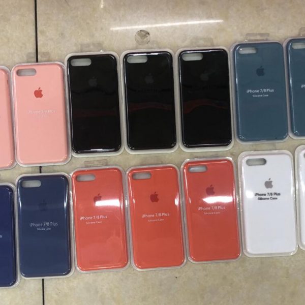 Iphone 7 8 plus silicone case (1)副本
