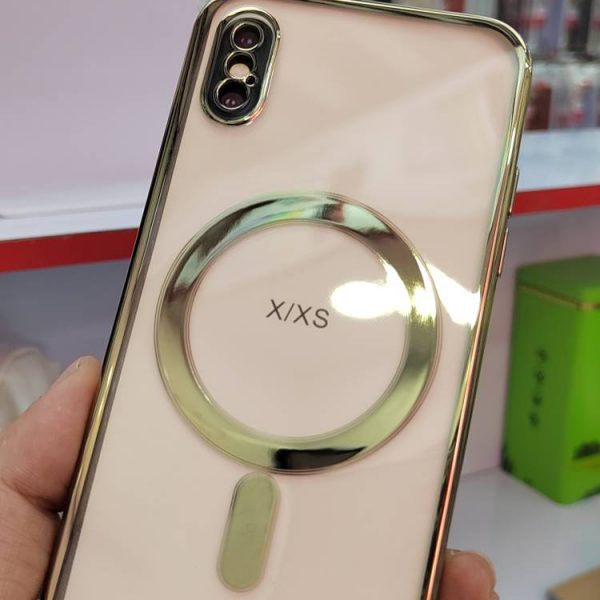 iPhone X XS gold acrylic case