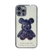 iPhone 13 Pro Max Violent Bear Plating Clear Phone Case (15)