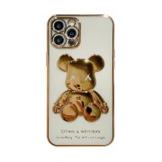 iPhone 13 Pro Max Violent Bear Plating Clear Phone Case (8)